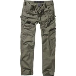 BRANDIT Adven Slim Fit Trousers Oliv