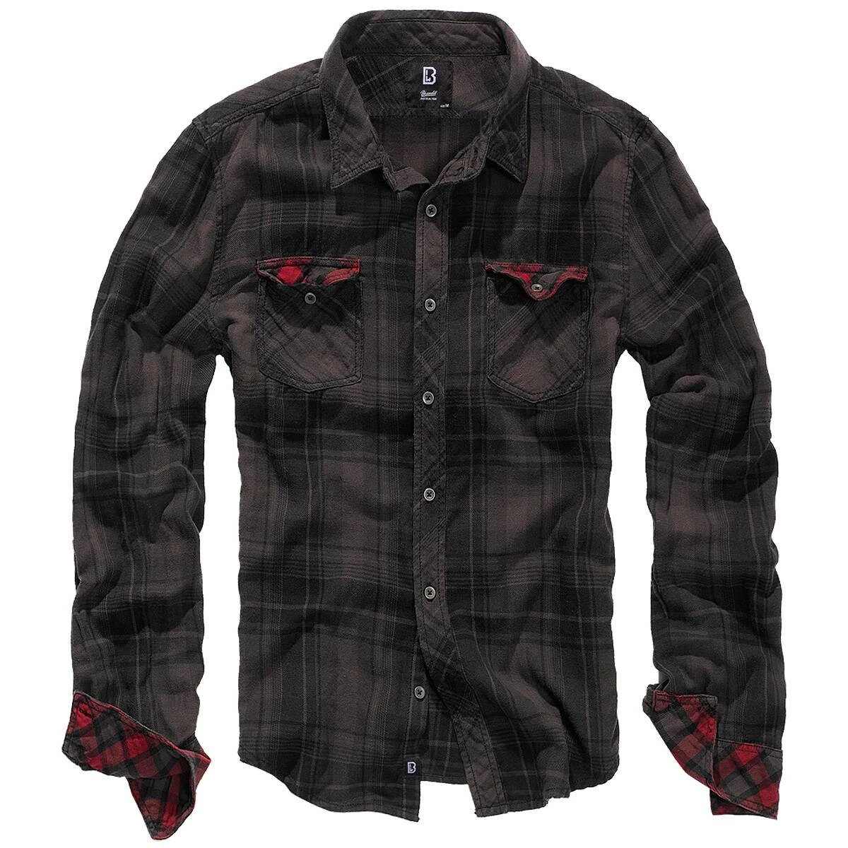 Brandit Checkshirt Duncan Braun-schwarz 3 Brandit Checkshirt Duncan Braun-schwarz