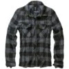 Brandit Checkshirt Schwarz-grau