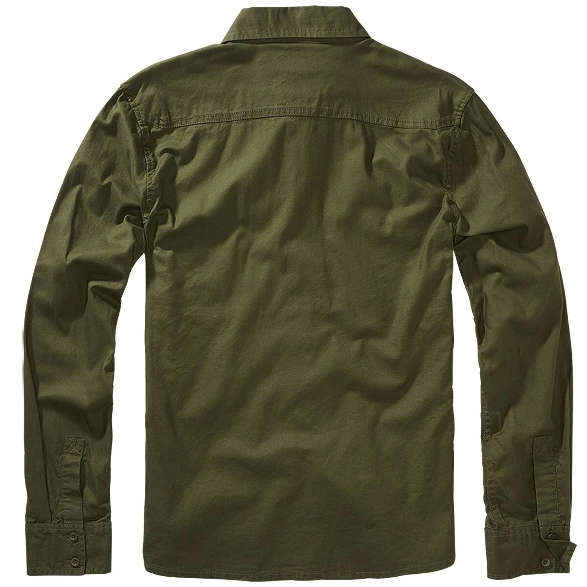 Brandit Flanellhemd Oliv 4 Brandit Flanellhemd Oliv – Bild 2