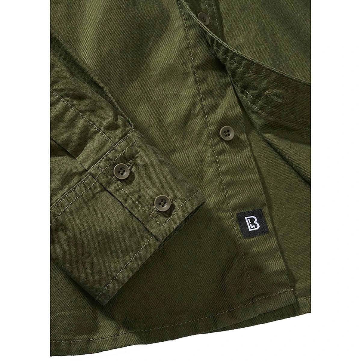 Brandit Flanellhemd Oliv 7 Brandit Flanellhemd Oliv – Bild 5