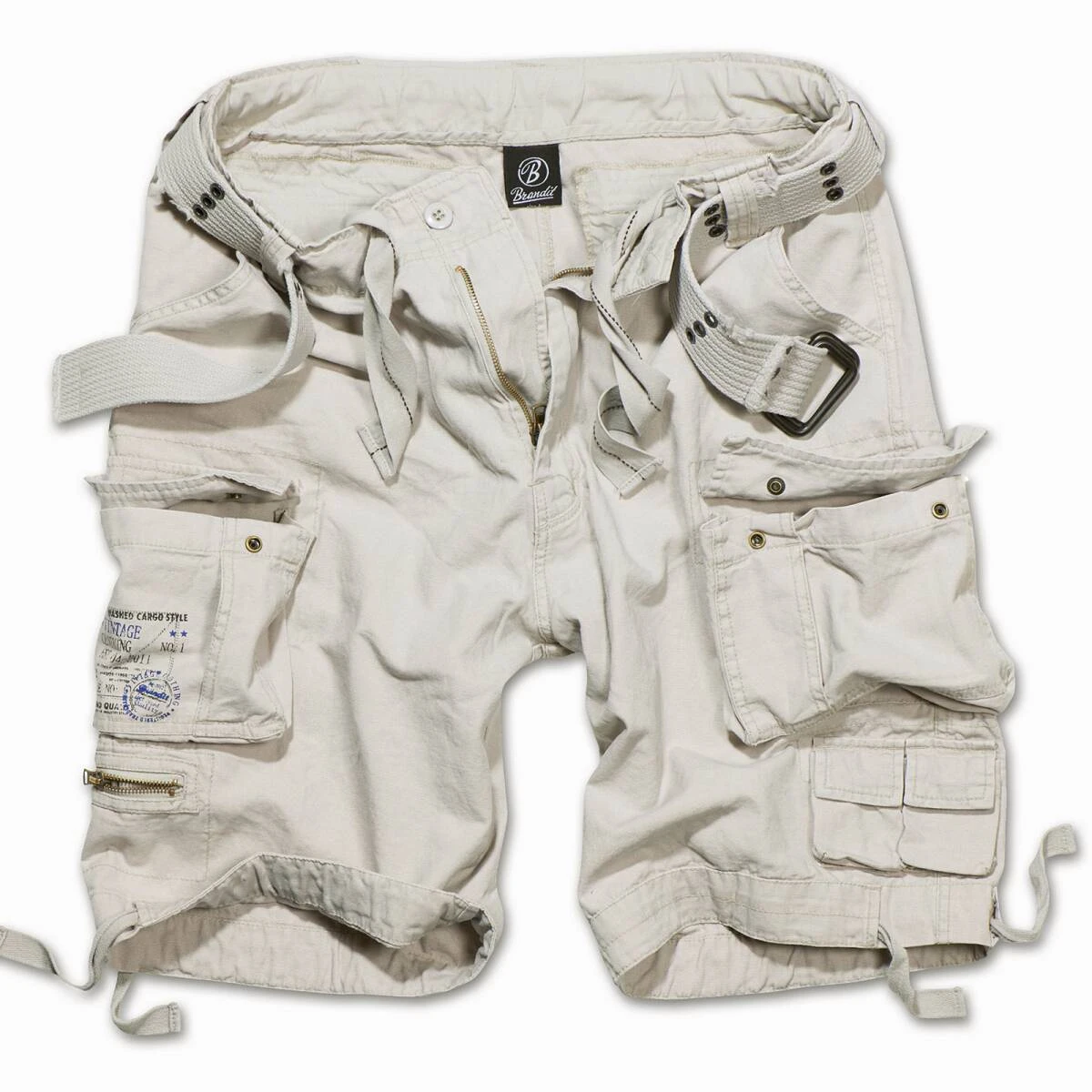 BRANDIT Savage Shorts Old White 3 BRANDIT Savage Shorts Old White
