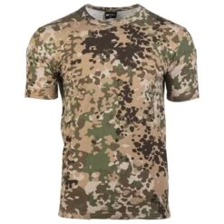 Mil-Tec BW Tropen T-Shirt Mit Nat. Abzeichen Aridfleck