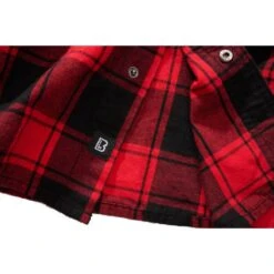 Brandit Checkshirt ärmellos Rot-schwarz -Brandit Verkäufe checkshirt aermellos rot schwarz6