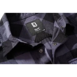 Brandit Checkshirt ärmellos Schwarz-grau -Brandit Verkäufe checkshirt aermellos schwarz grau3