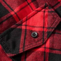 Brandit Checkshirt Kurzarm Rot-schwarz -Brandit Verkäufe checkshirt kurzarm rot schwarz4