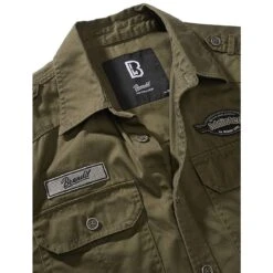 Brandit Luis Vintage Shirt Kurzarm Oliv -Brandit Verkäufe luis vintage shirt kurzarm oliv3