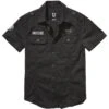 Brandit Luis Vintage Shirt Kurzarm Schwarz -Brandit Verkäufe luis vintage shirt kurzarm schwarz