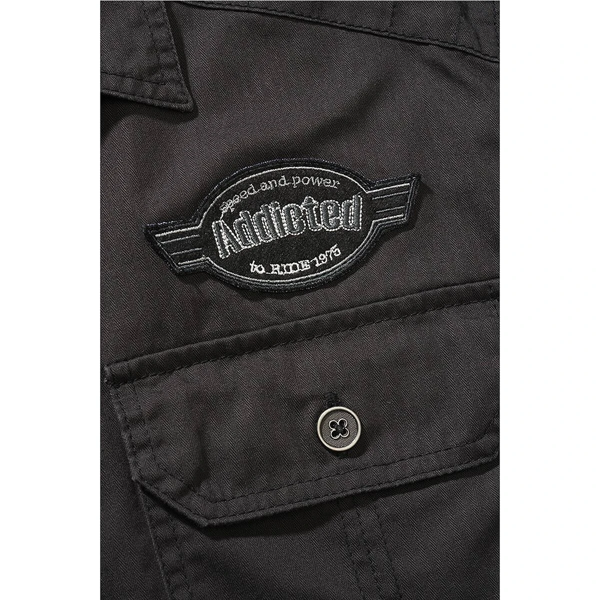 Brandit Luis Vintage Shirt Kurzarm Schwarz 5 Brandit Luis Vintage Shirt Kurzarm Schwarz – Bild 3