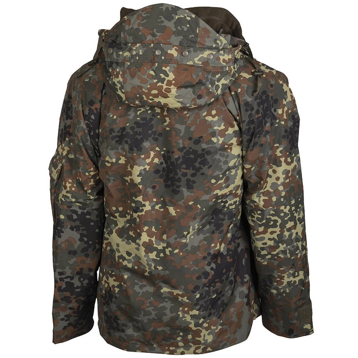 Mil-Tec Nässeschutzjacke Mit Fleecejacke Flecktarn 3 Mil-Tec Nässeschutzjacke Mit Fleecejacke Flecktarn – Bild 2