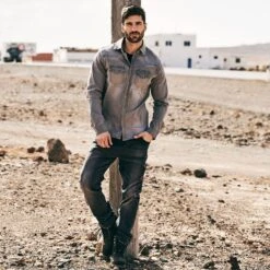 Brandit Riley Denim Hemd Grau -Brandit Verkäufe riley denim hemd grau3