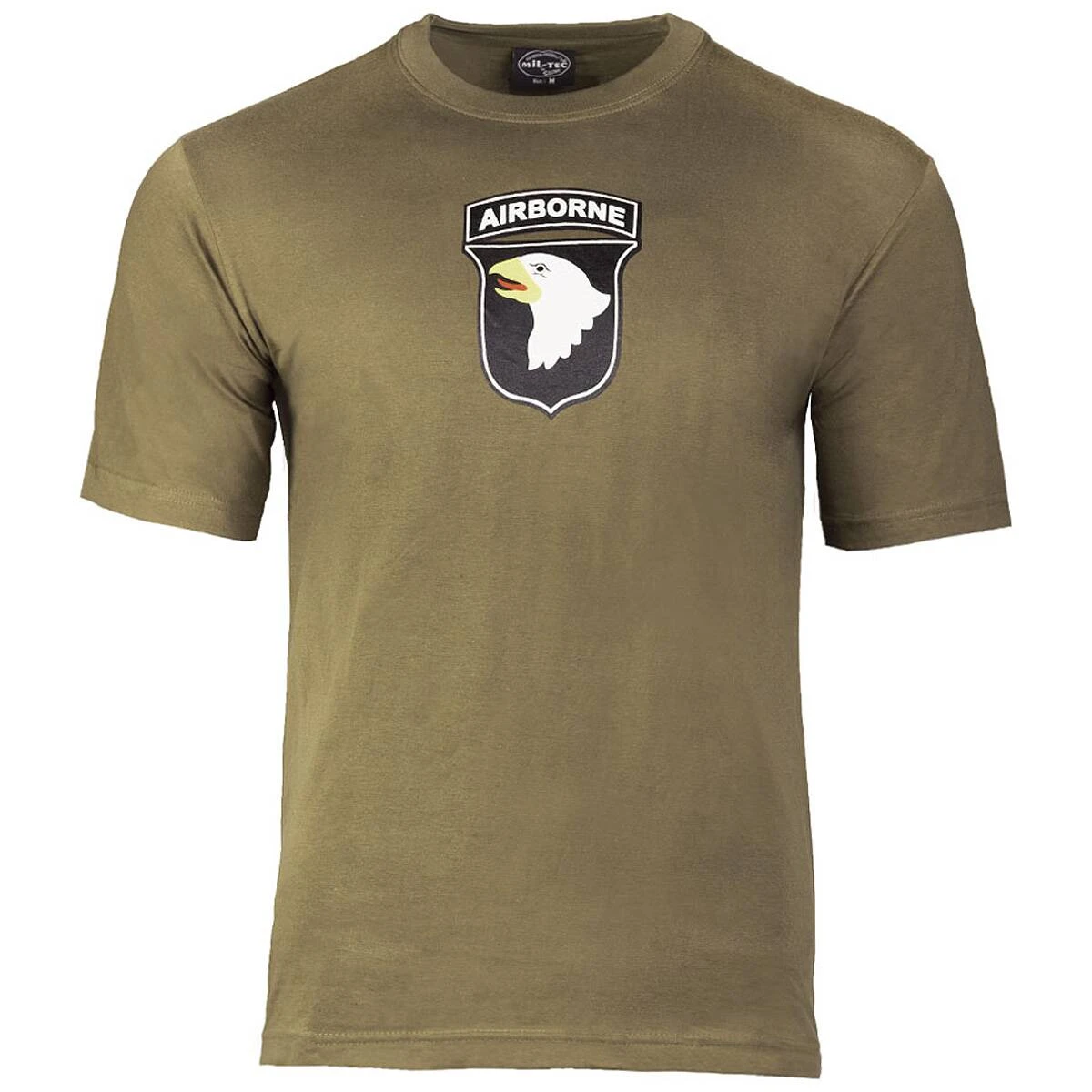 Mil-Tec T-Shirt Oliv 101st. Airborne 3 Mil-Tec T-Shirt Oliv 101st. Airborne