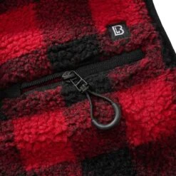 Brandit Teddyfleecce Weste Rot-schwarz -Brandit Verkäufe teddyfleecce weste rot schwarz4