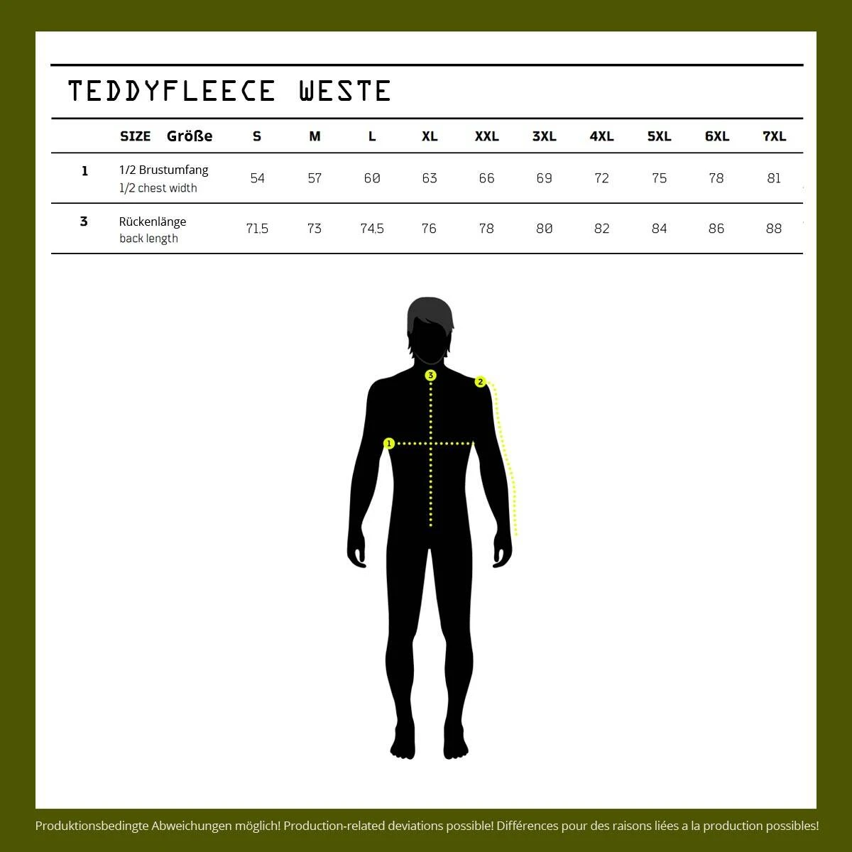 Brandit Teddyfleece Weste Oliv 7 Brandit Teddyfleece Weste Oliv – Bild 5